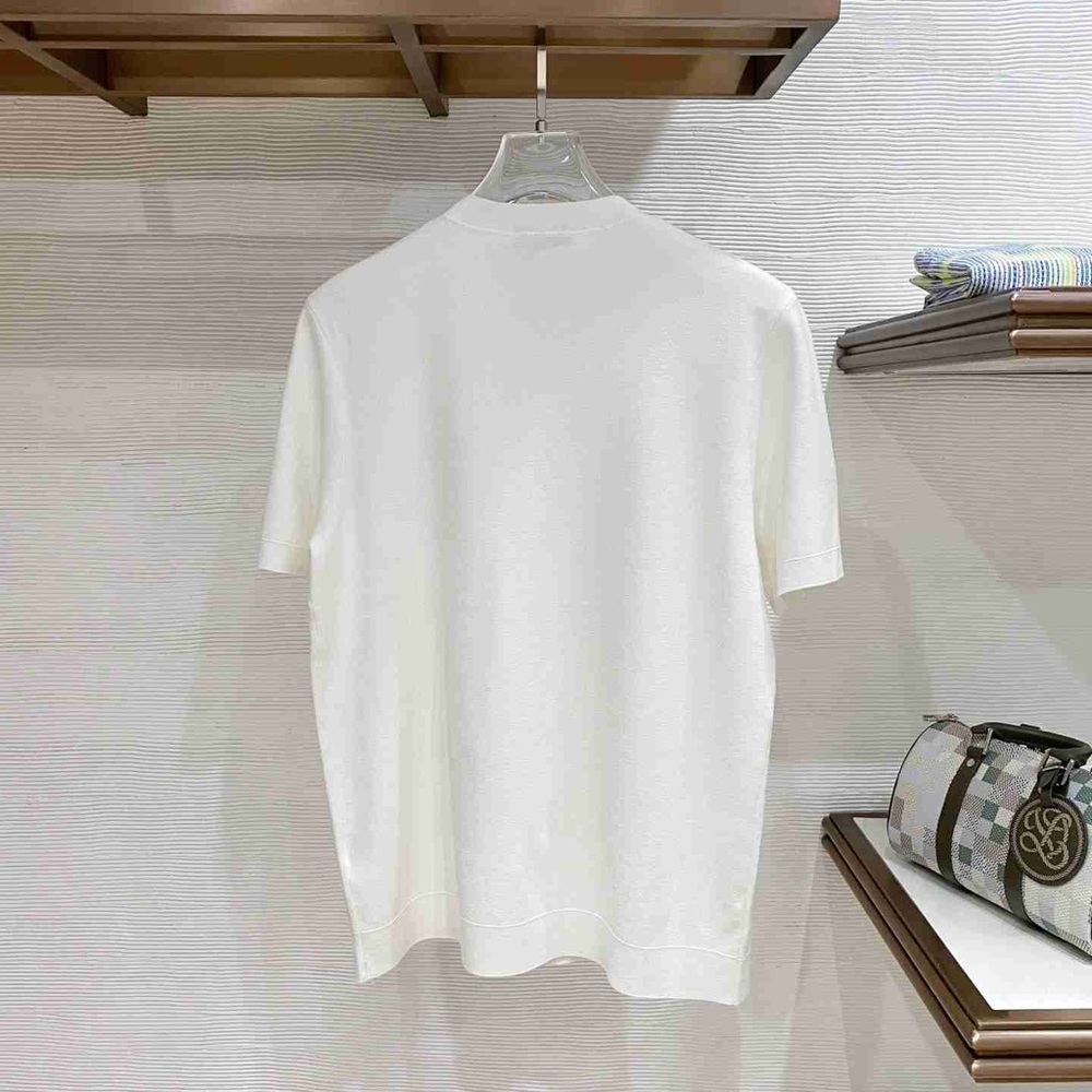 Polo by Ralph Lauren Classic White Tee with Navy Emblem - Picture 9 of 9